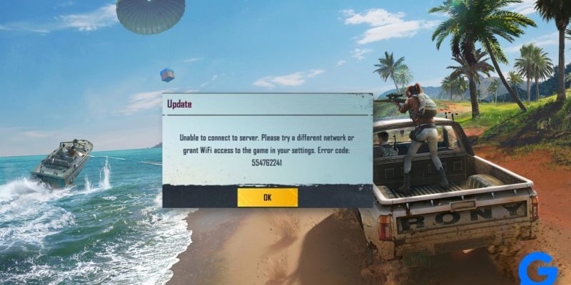 PUBG KR Unable to connect to server in Android and iOS