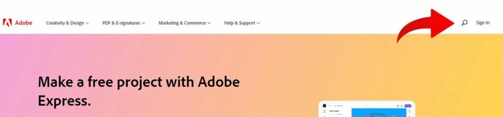 Adobe sign in
