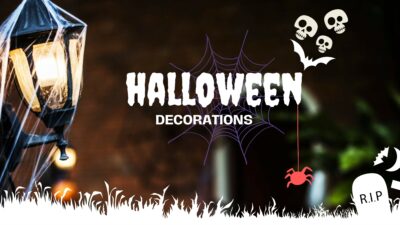 Scary outdoor Halloween decorations