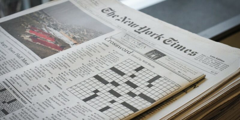 New York Times Crossword Puzzle